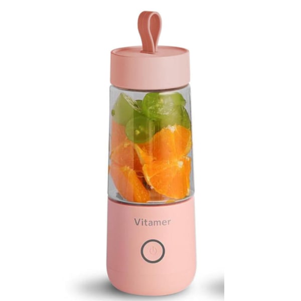 350 ml Mini Bärbar Elektrisk Fruktjuicer USB Smoothie Maker Blender Maskin