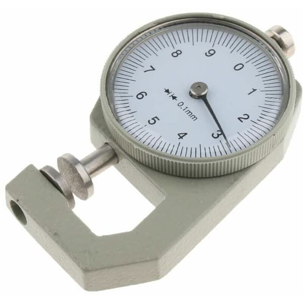 Taskupaksuusmittari - 0-10mm lukema 0.1mm taso, 1kpl