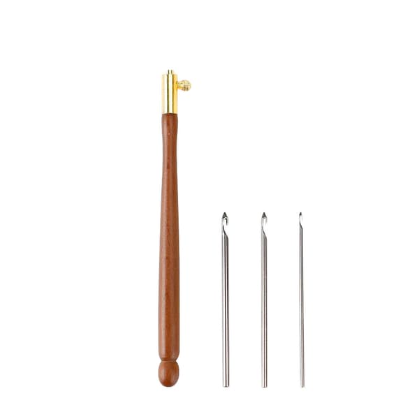Broderikrog med 3 nåle 1mm/1mm/1.2mm Broderi Perle N