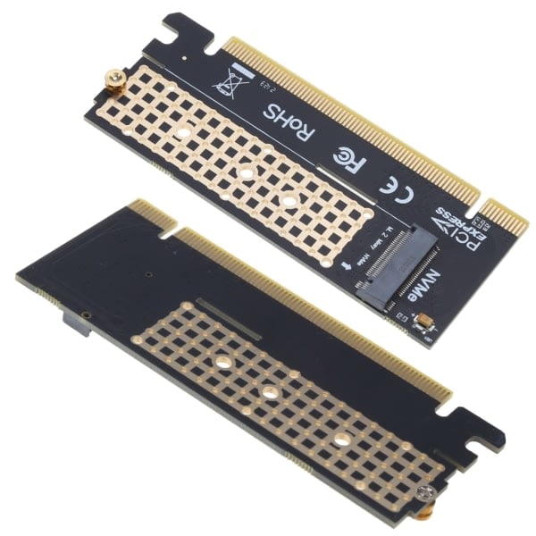 M2 till PCIE x16-adapterkort Pci-e till m2-omvandlare Riser NVMe SSD-adapter m2 M-Key PCI-Express 3.0-stöd 2230-2280