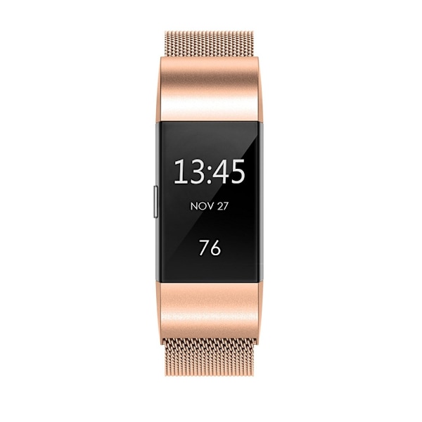 Milanese Loop Armband Fitbit Charge 2 Rose Guld