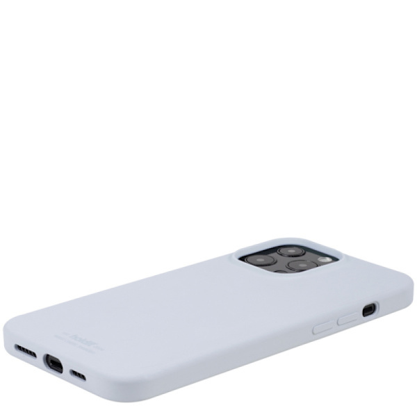 held iPhone 13 Pro Max Cover - Silikone, Mineralblå