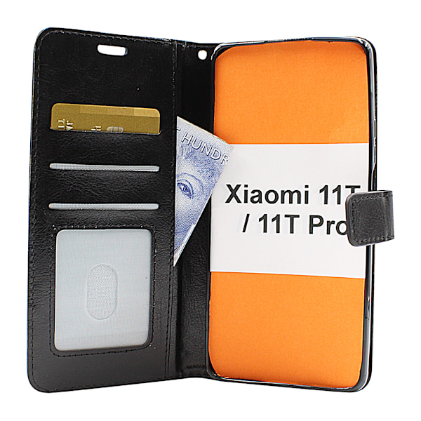 Crazy Horse Wallet Xiaomi 11T / 11T Pro Grön