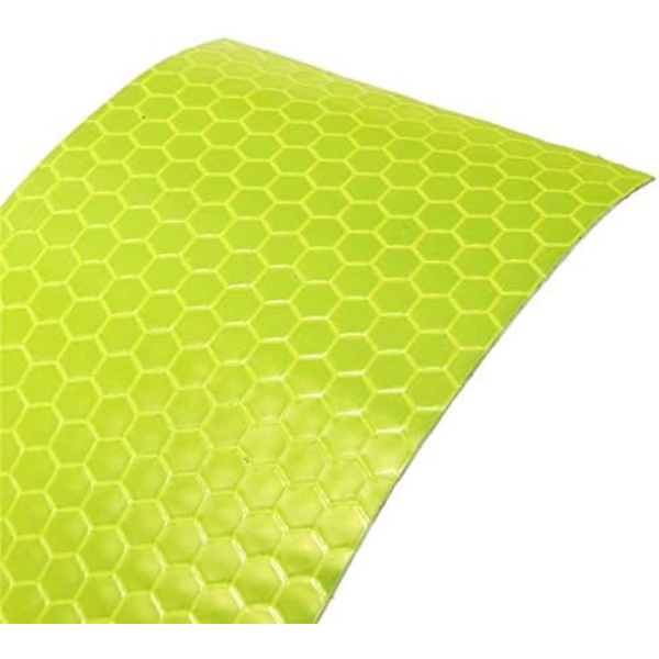 5*300cm fluorescerande gul reflekterande säkerhetsvarning synlig tejp