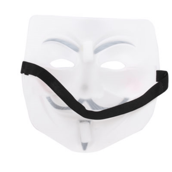 Anonyymi naamio Halloween 5-pakkaus