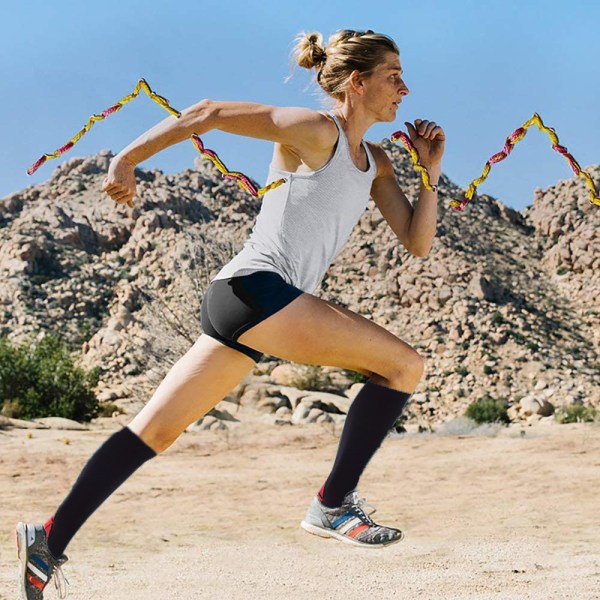 Utomhus löparstrumpor marathon kompressionsstrumpor män och kvinnor