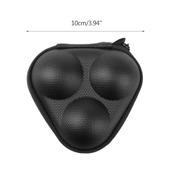 Utsökt bordtennisboxbehållare 3 pingisbollar Förvaring för case måste ha föremål för idrottare utomhus inomhussport Black
