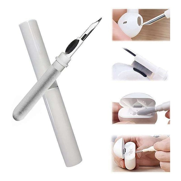 Multi-Rengöringskit för AirPods, telefoner, hörlurar, tangenbord Vit