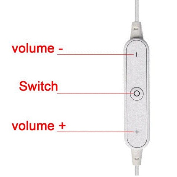 bluetooth hörlurar för iphone Svart färg
