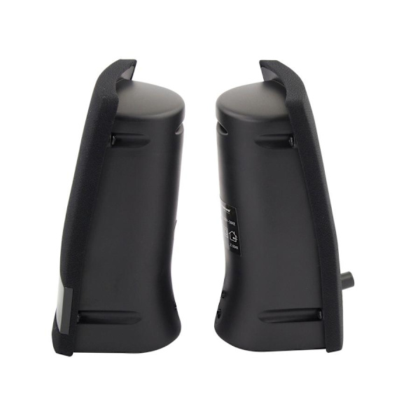 2x Stereohögtalare för Dator, USB, Svart