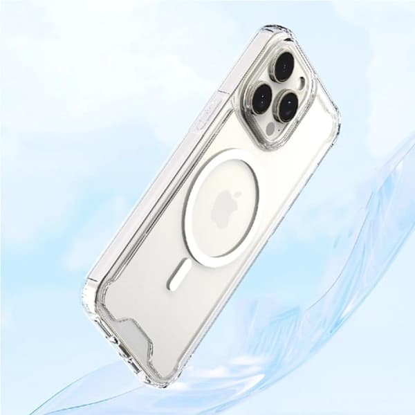 Skyddsfodral Clear Corner MagSafe för iPhone 16 – Transparent