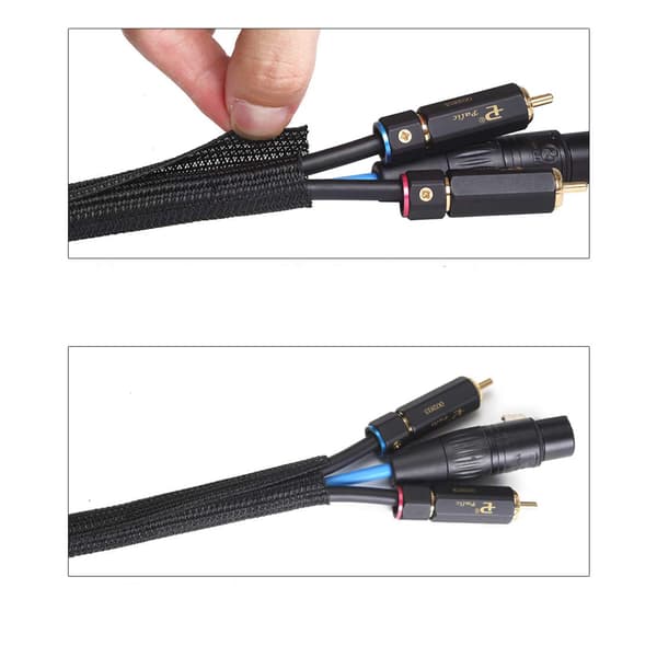 25mm-50cm kabelslang, självstängande kabelkanal, mer flexibel