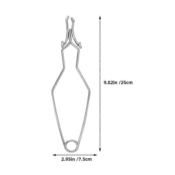 1 sæt metalsmeltekit digelskål og digeltang digler metalraffinering værktøj