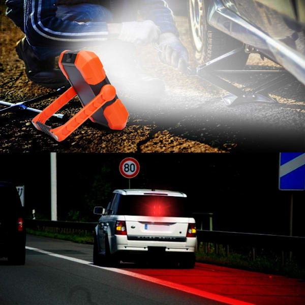Oppladbar LED-flomlys USB Solar Ladespotlight Konstruksjon