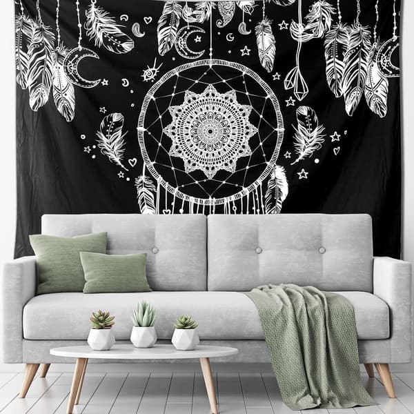 1 st Drömfångare, 200CM*150CM Mandala Tapestry, Galaxy Tapestry,