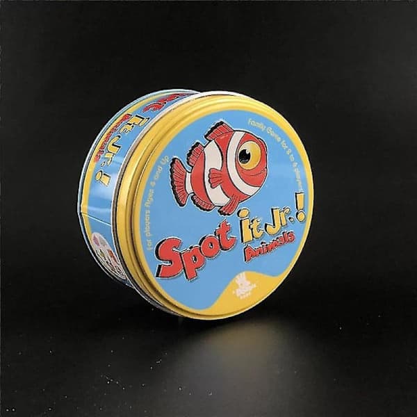 Perfekt Spot It Klassiska Spelkort - Perfekt Gone Camping Animals fish