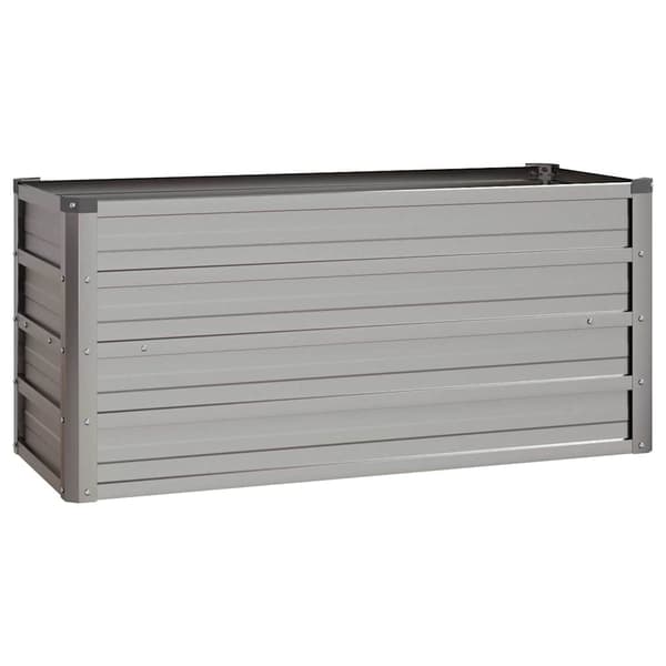 vidaXL Plantekasse Rustfri 100x40x45 cm Rustfritt Stål Brun