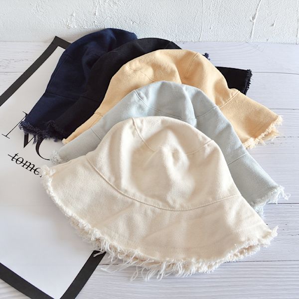 Beige Printet Bøllehat Unisex