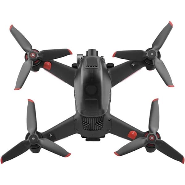 2 par FPV-propeller kompatible med DJI FPV Combo Drone, propellerblader for View Drone UAV Quadcopter med 4K-kamera - rød kant