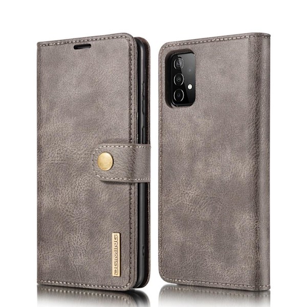 Samsung Galaxy A52 / A52s - DG.MING 2in1 Magnet Fodral - Grå Grey Grå