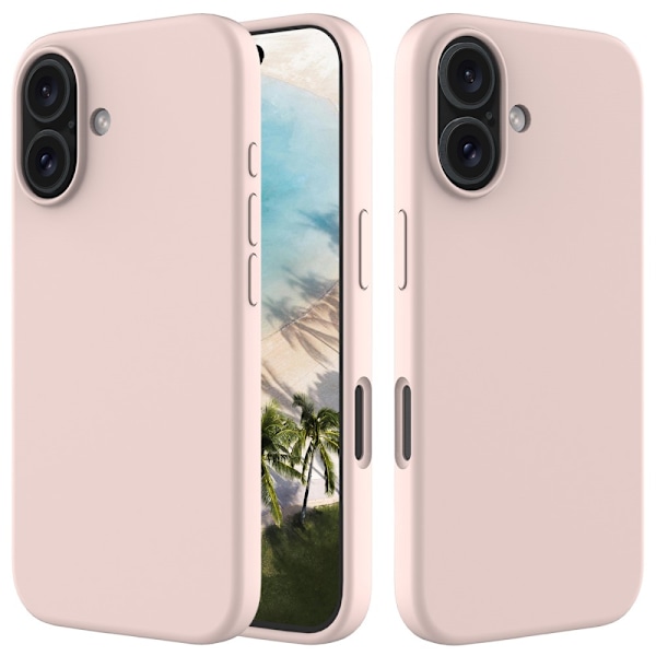 Silikone Cover iPhone 16 Plus Rosa