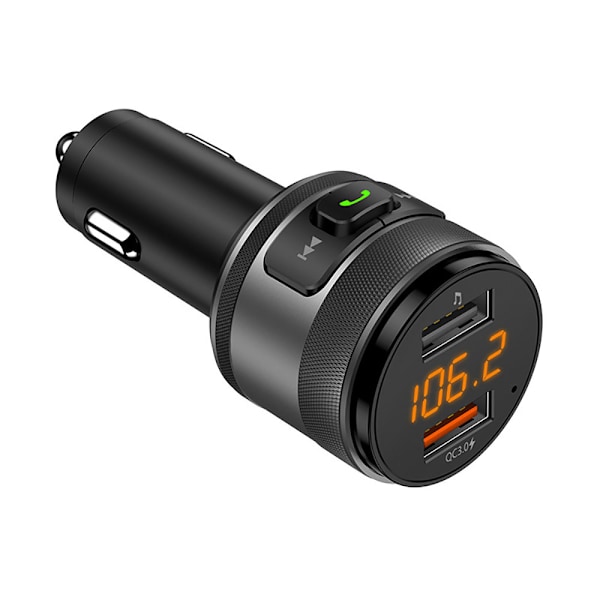 Smart Biltillbehör, Hi-Fi Musikstreaming & Dubbla Snabbladdande USB-portar med Bluetooth 5.3