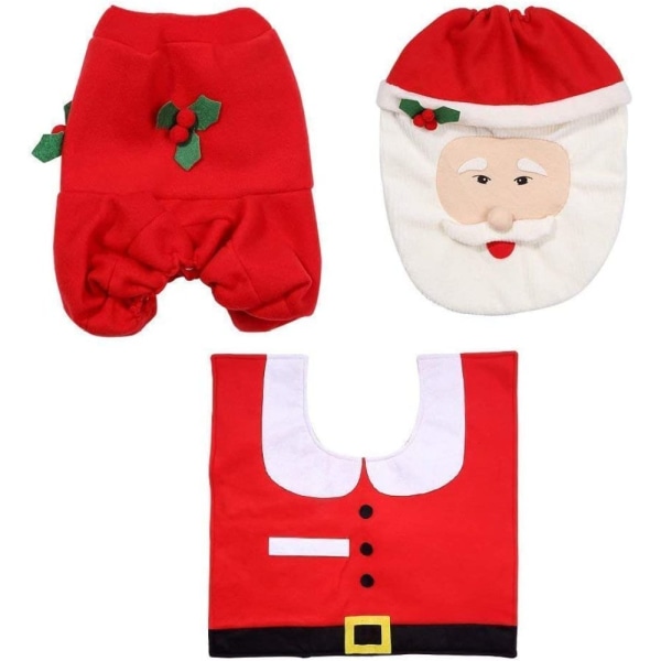 Santa Claus mönster toalett Juldekoration till jul