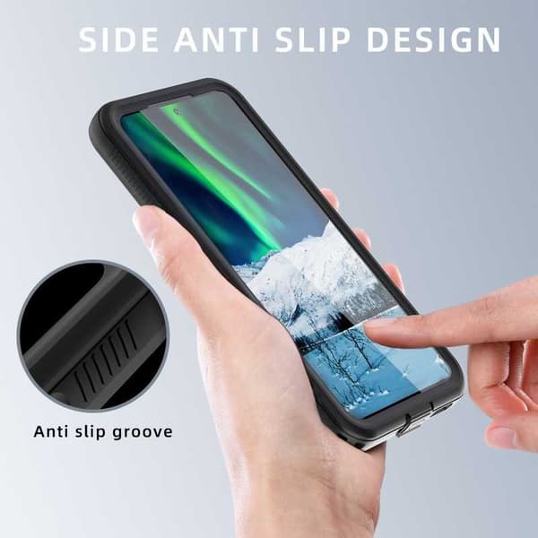 Samsung S22 Plus täysin peittävä vedenpitävä premium-kuori - 2m läpinäkyvä