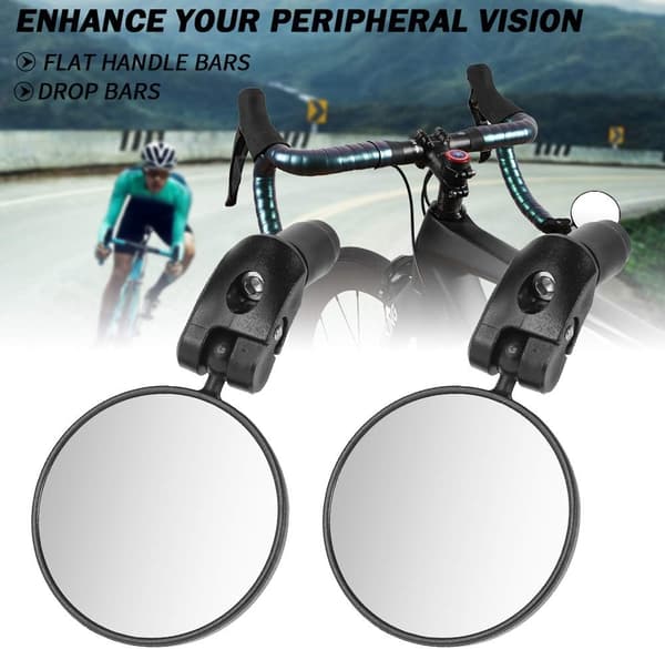 Set med 2 cykelspeglar cykel backspegel blinkers ele