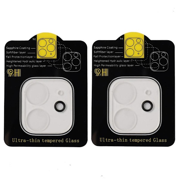 INF Linsskydd för iPhone 11 kamera Härdat glas 2-pack