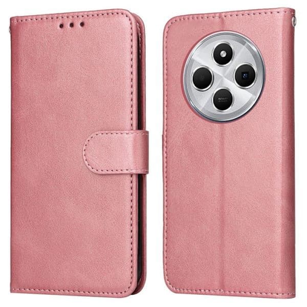 SKALO Xiaomi Redmi 14C PU læderpung etui - Flere farver Brun
