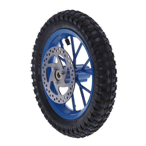 Framhjulsdäck för 47cc 49cc 2-takts Mini Dirt Bike, Hög Styvhet Överlägsen Metall Rostskydd Hållbar Anti-Sladd Design, Kraftfullt Markgrepp Inget Halk