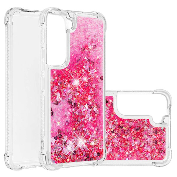 Glitter Bling TPU Case Samsung Galaxy S22 Plus Rosa