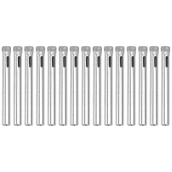 Glasbor 15 Dele Diamant Diamantbor Fjerner Hul Kerne Flisebor Til Glas, Keramik, Gran