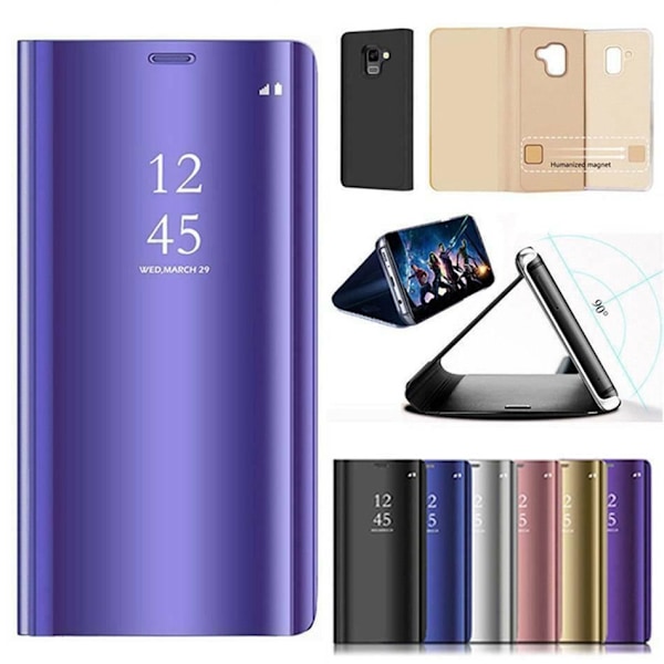 Samsung Galaxy A32 4G - Smart Clear View Fodral - Blå Blå
