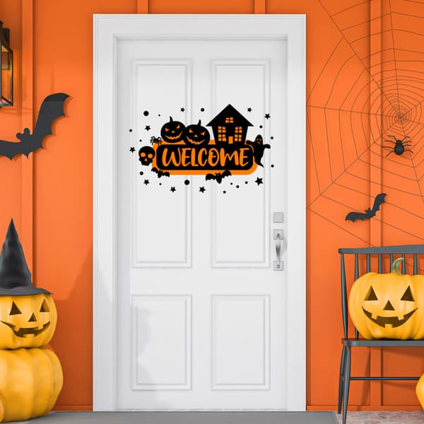 Halloween väggdekal, 25 x 40 cm, 1 styck
