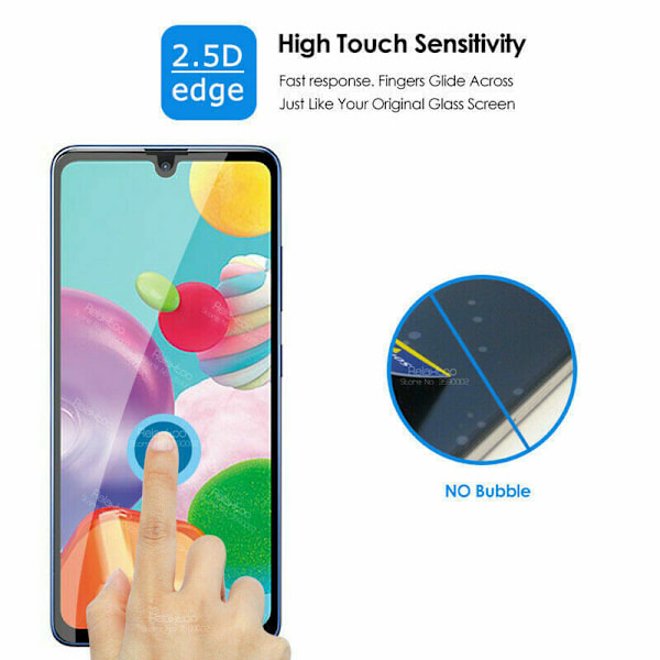 2-Pack Samsung Galaxy A41 - 9H Härdat glas - Top kvalitet