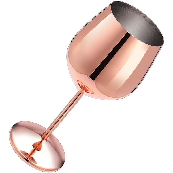 Roséguldsatinfinish, Okrossbara Bägare: Termiskt Isolerade Vinglas För Utomhusäventyr &amp; Eleganta Inomhusmåltider, 304 Rostfritt Stål,