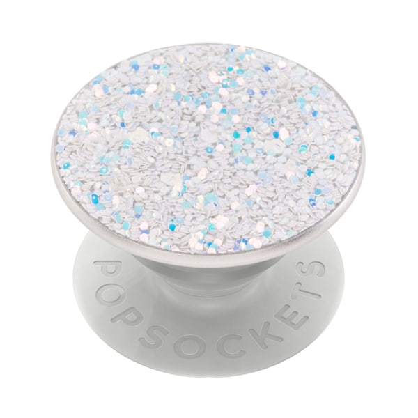 POPSOCKETS Sparkle Snow White Avtagbart Grip med Ställfunktion Premium