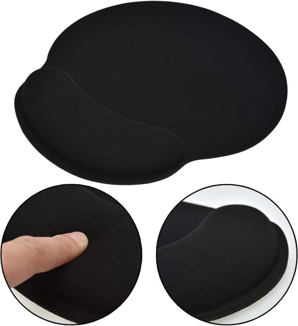 Ergonomisk musematte - Gamer musematte med gel håndleddsstøtte, komfort