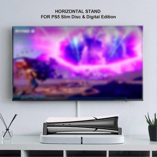 1 Pari Host-kiinnike Kätevä Erittäin ohut Levyteline Helppo Asennus Konsolin Tukiteline PS5:lle