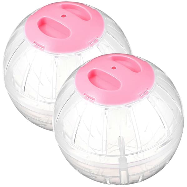 2 st Hamster Träningsbollar Små Djur Löpbollar Husdjurstillbehör Hamster Löptillbehör