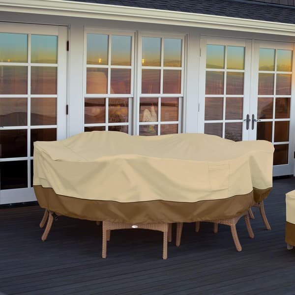 Veranda Patio Bord- og Stolbetræk - L