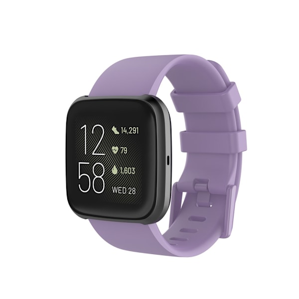 Silikonarmband Fitbit Versa/Versa 2 Lila