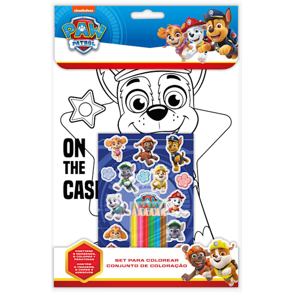 Paw patrol pysselpaket pennor klistermärken pyssel