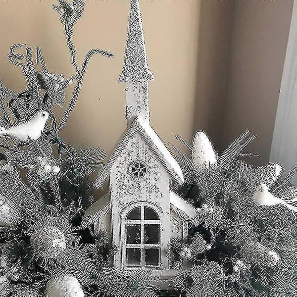 Bjørk Pinec Midtpunkt Julebord Dekor Vinter Hjem Dekor Festival Ornament