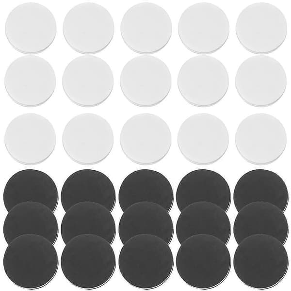 30 st spel Backgammonpjäser Klassiska schackpjäser Vita schacktillbehör
