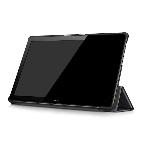 Huawei MediaPad T5 10 - Tri-Fold Fodral - Svart Black Svart