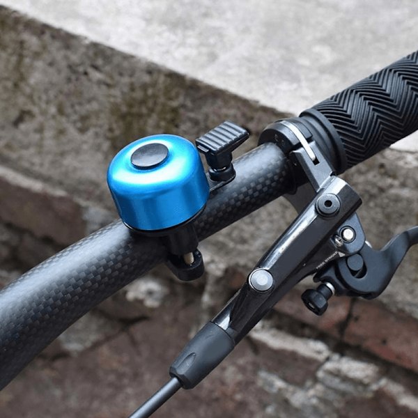Ringklocka till Cykel - Metallic Svart