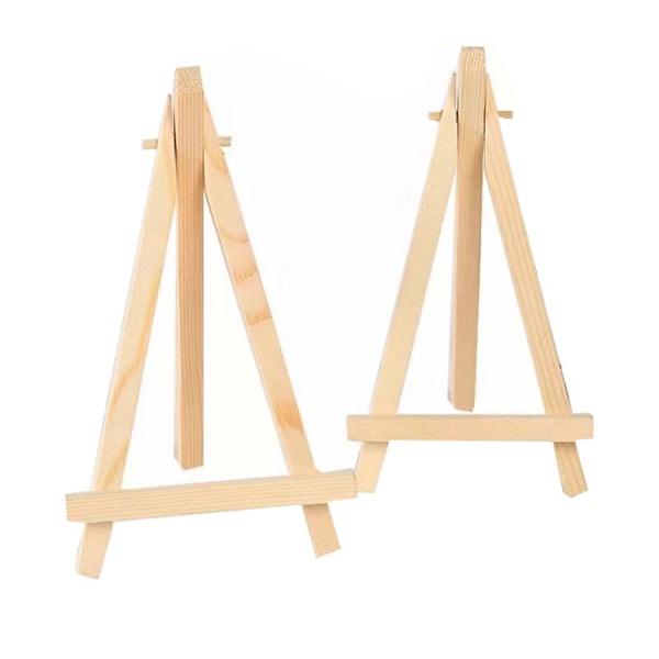 Kreativt Mini Canvas Set, 10 Högkvalitativa Trästafflier, A5-Storlek Eller Mindre, För Målning, Hantverk Och Visning